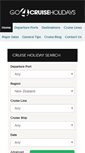 Mobile Screenshot of go4cruiseholidays.com