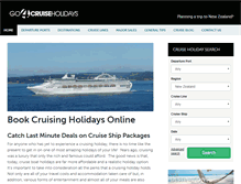 Tablet Screenshot of go4cruiseholidays.com